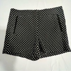 Cynthia Rowley Women’s Ladies Polka Dots Shorts Navy Blue White Size 4